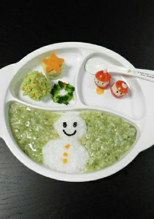 離乳食後期のクリスマスプレート-レシピのメイン写真