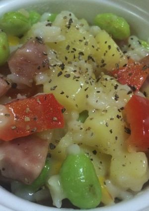 大麦の五色野菜リゾット-レシピのメイン写真