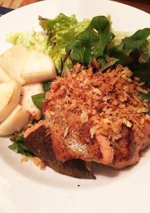 鮭とかぶのグリル&にんにくパン粉-レシピのメイン写真