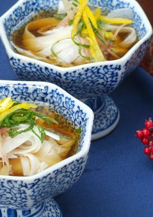 長芋そうめん（ゆず皮）-レシピのメイン写真