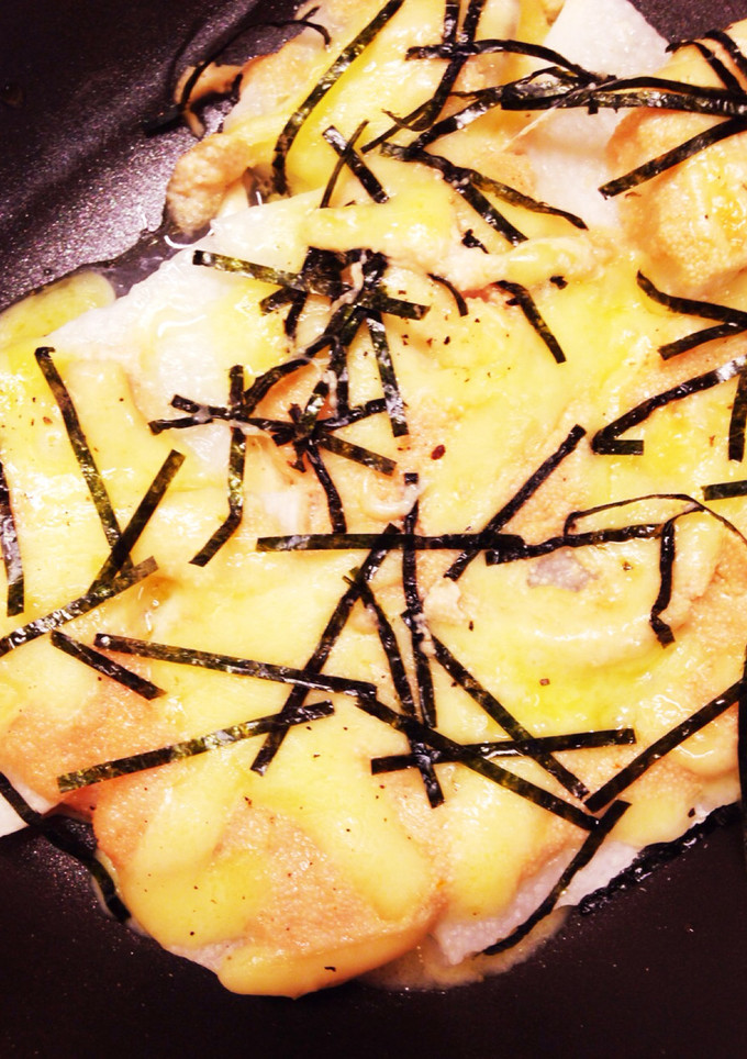 簡単♪ほくしゃき山芋の明太マヨチーズ焼き-レシピのメイン写真