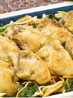 かきとほうれん草のソテー-レシピのメイン写真
