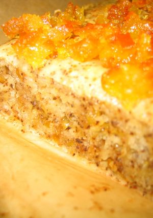 ノンオイルノンエッグ☆豆腐オレンジケーキ-レシピのメイン写真