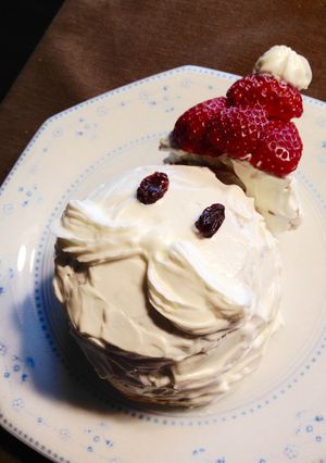 1歳半〜2歳のサンタクロースケーキ-レシピのメイン写真