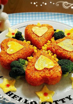 ♡パーティーに♪デコオムライス♡-レシピのメイン写真
