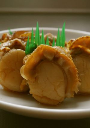 お正月　おせちの一品にほたての姿煮　-レシピのメイン写真