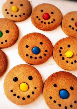 簡単!!雪だるまクッキー＊-レシピのメイン写真