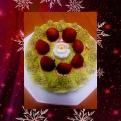 Happy Merry クリスマスケーキ-レシピのメイン写真