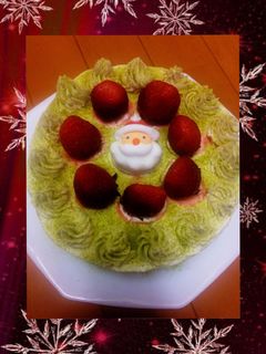 Happy Merry クリスマスケーキ-レシピのメイン写真