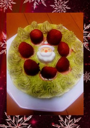 Happy Merry クリスマスケーキ-レシピのメイン写真