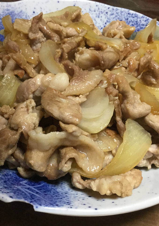 豚肉と玉ねぎの炒めもの-レシピのメイン写真