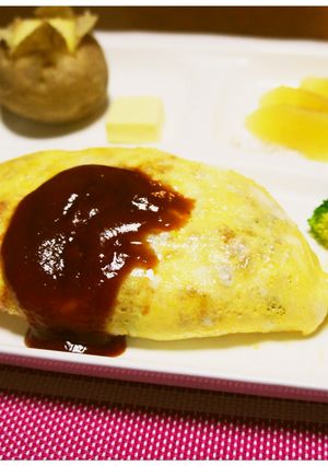ケチャップご飯のオムライス-レシピのメイン写真