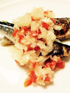 焼き秋刀魚のマリネ風-レシピのメイン写真