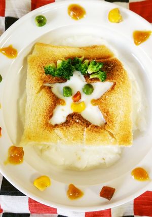 おほしさまのお食事ヨーグルトアート☆-レシピのメイン写真