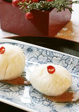おせちに!ピクルス菊花カブ-レシピのメイン写真