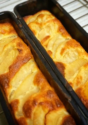 りんごふわふわのノンオイルパウンドケーキ-レシピのメイン写真