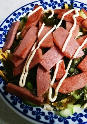 スパムちらし-レシピのメイン写真