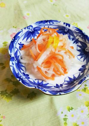 おせちに♪すし酢で簡単♡紅白なます-レシピのメイン写真
