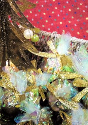 クリスマス★肉巻冷凍卵のキラキラ包み♪-レシピのメイン写真