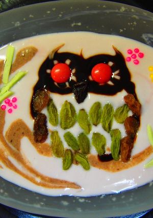 ヨーグルトアート★ふくろう★-レシピのメイン写真