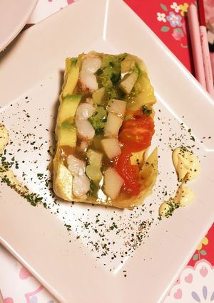 キラキラ野菜のテリーヌ-レシピのメイン写真