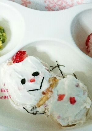 離乳食 クリスマスプレート-レシピのメイン写真