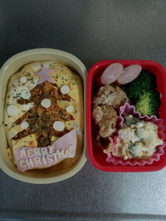 クリスマスキャラ弁!!-レシピのメイン写真