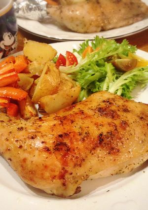 味付けはハーブソルトだけ！ローストチキン-レシピのメイン写真