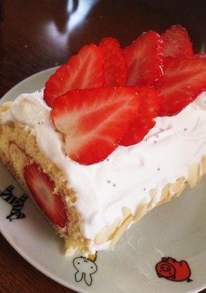 ふっわふわロールケーキ-レシピのメイン写真