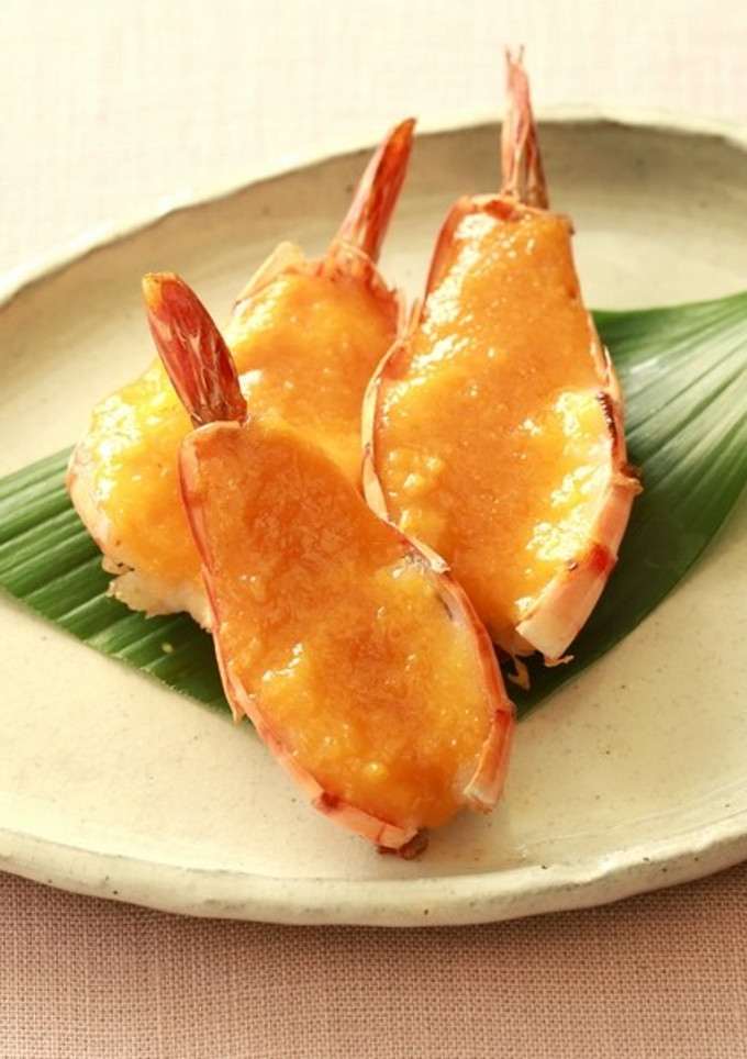 海老の黄金焼（和風黄味焼き）-レシピのメイン写真