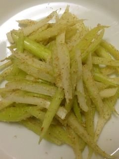 やみつき◆セロリの胡麻和え-レシピのメイン写真