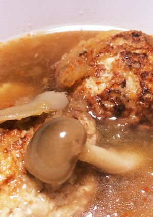 簡単！時短！煮込みハンバーグ-レシピのメイン写真