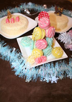 Ｘｍａｓ♡可愛いマカロンタワー-レシピのメイン写真