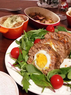 混ぜて焼くだけミートローフ-レシピのメイン写真
