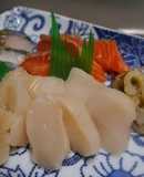 ほたて昆布締め刺身　一手間加えて美味