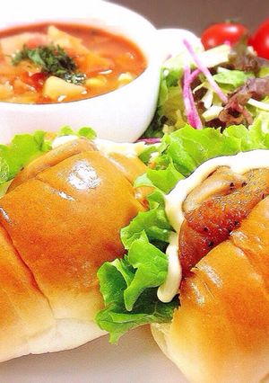 朝食にオススメ！照り焼きチキンマヨサンド-レシピのメイン写真