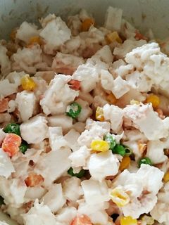簡単おいしい♡はんぺんサラダ-レシピのメイン写真
