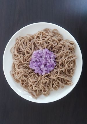 年越しそば 藤色の盛りそば-レシピのメイン写真