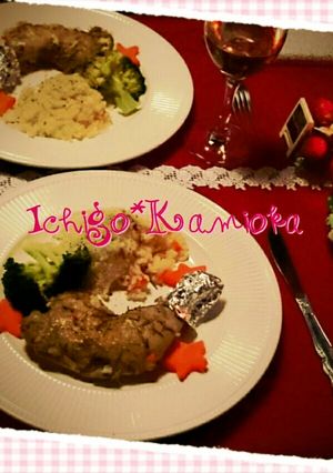 骨付き鶏のスパイシー炊き込みご飯-レシピのメイン写真