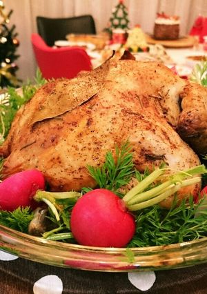 X'masに！簡単本格ローストチキン。-レシピのメイン写真