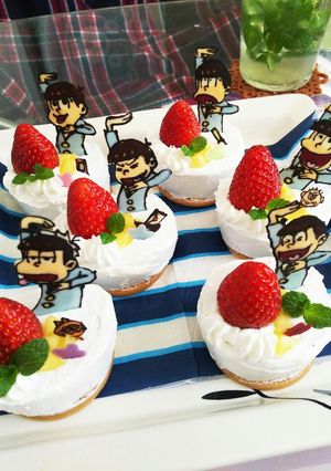 手抜きキャラケーキ(おそ松さん)-レシピのメイン写真