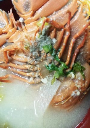 うちわえびの味噌汁-レシピのメイン写真