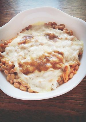 納豆チーズキムチちょっぴりカレーご飯-レシピのメイン写真