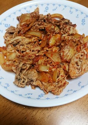 創味シャンタンで簡単☆豚キムチ-レシピのメイン写真