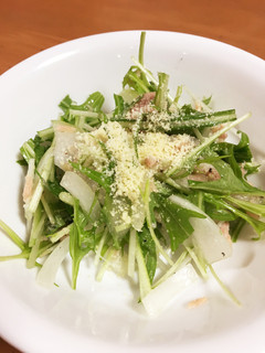 水菜の簡単サラダ-レシピのメイン写真
