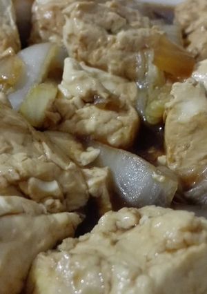 ヘルシー☆豆腐と白菜の醤油オイスター炒め-レシピのメイン写真