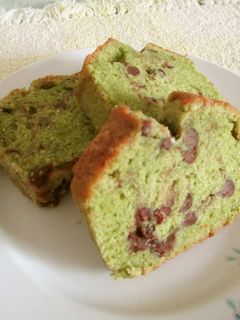 パウンドケーキ Ver.お抹茶×あずき-レシピのメイン写真