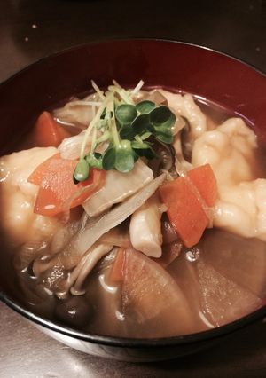 野菜たっぷり♪すいとん汁-レシピのメイン写真