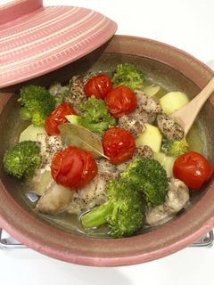 野菜と鶏肉の蒸し煮シンプル風味-レシピのメイン写真