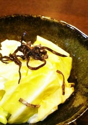 混ぜるだけ!絶品♪居酒屋風塩キャベツ-レシピのメイン写真